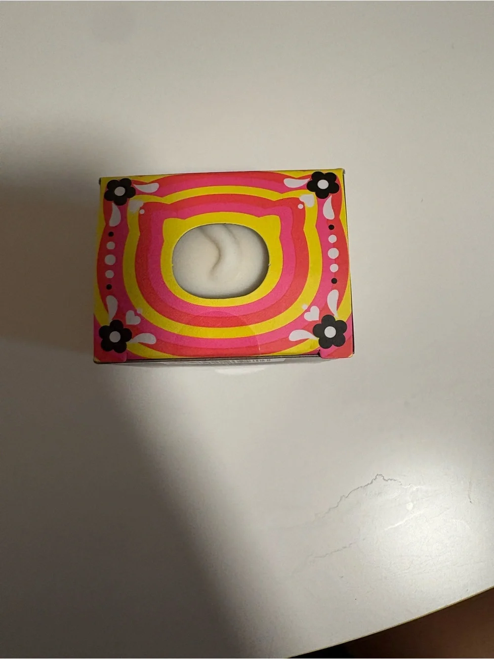 Authentic NeeSugar Skull Cat- White with Purple Accents